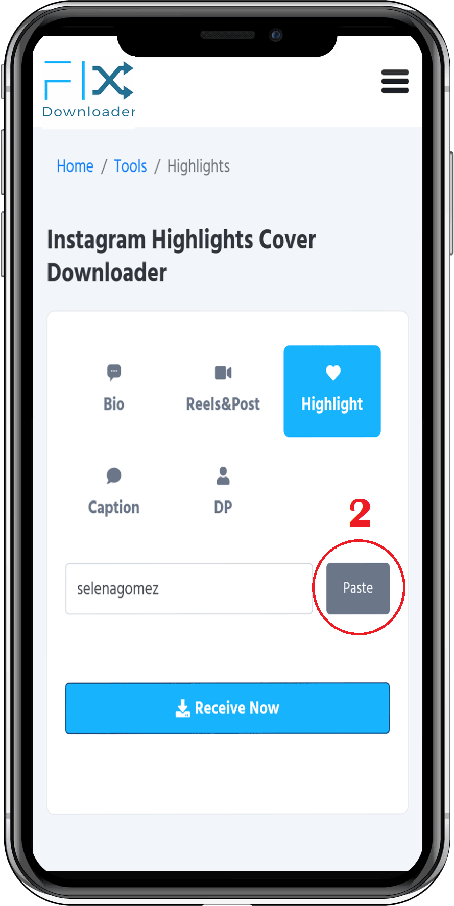 download highlights Instagram